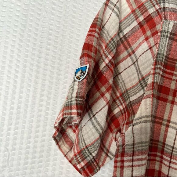 KUHL Born In The Mountains 100% Organic Cotton Button Shirt Size S - Picture 4 of 9